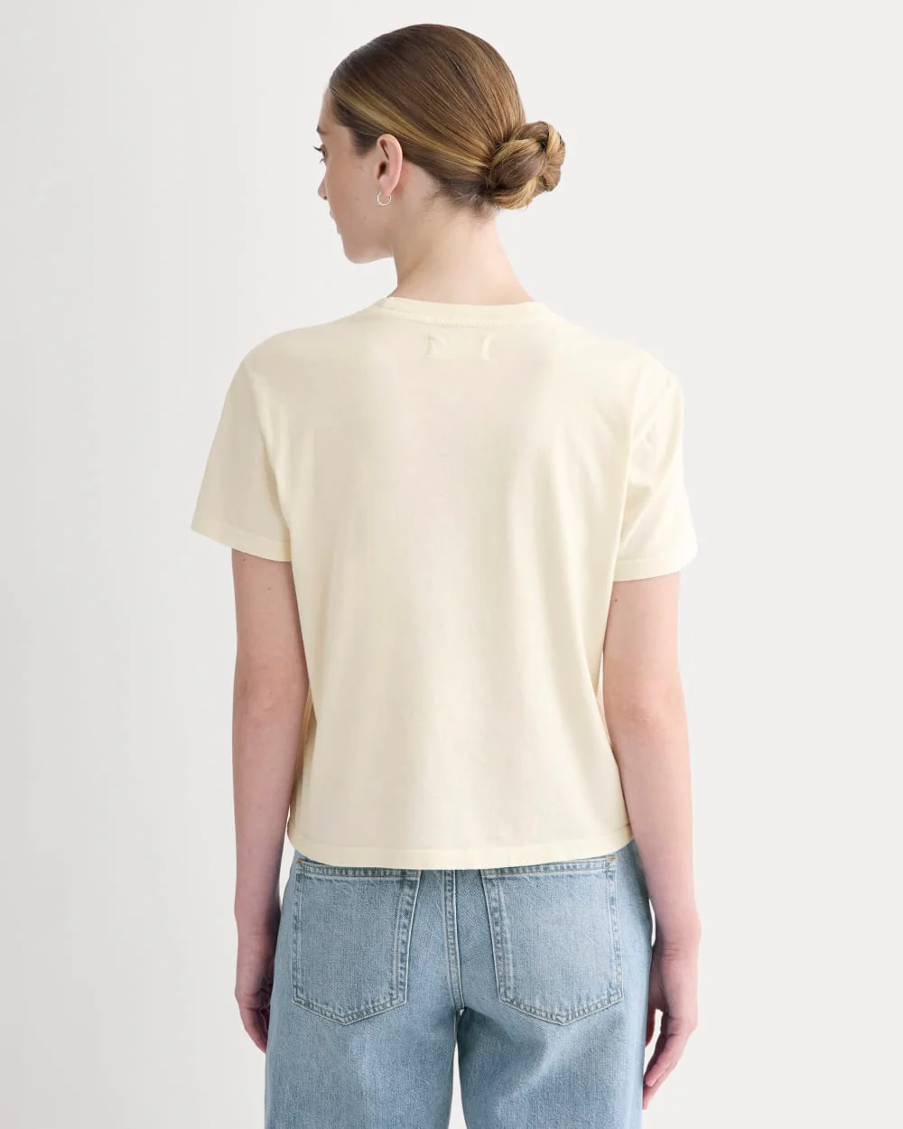 Everlane x The Laufey Foundation Box-Cut Tee | Bone - Image 5