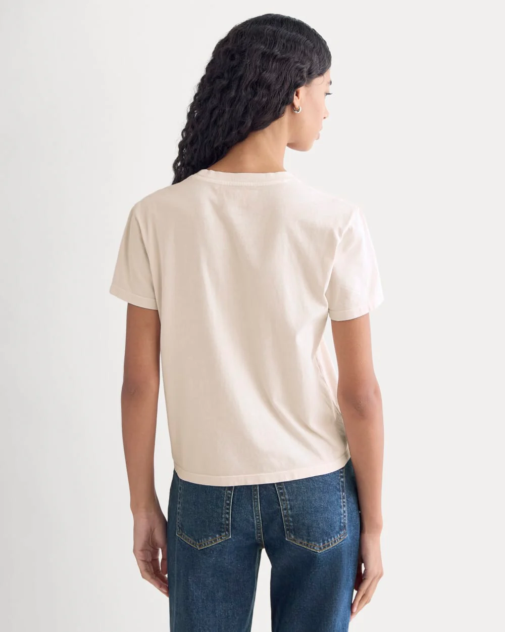 Everlane x The Laufey Foundation Box-Cut Tee | Pale Peony - Image 5