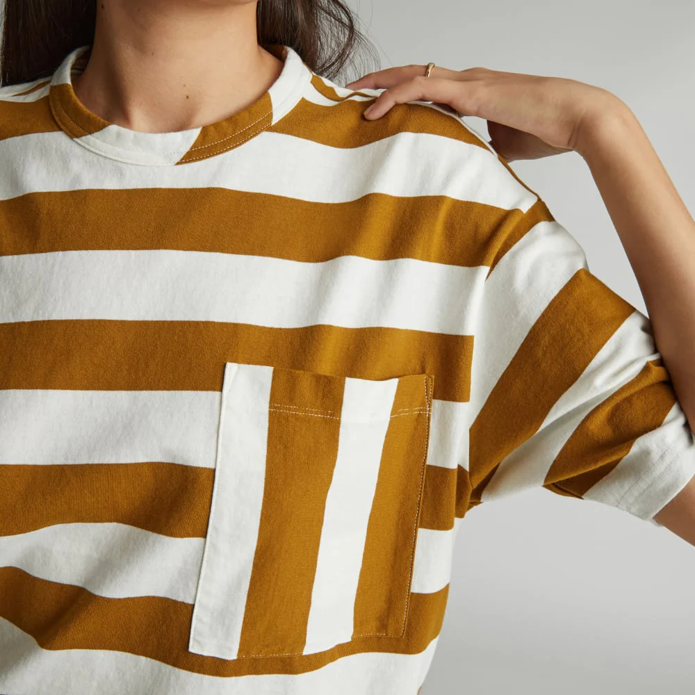 The Everyone Relaxed Tee | Tapenade / Canvas Tan - Image 3