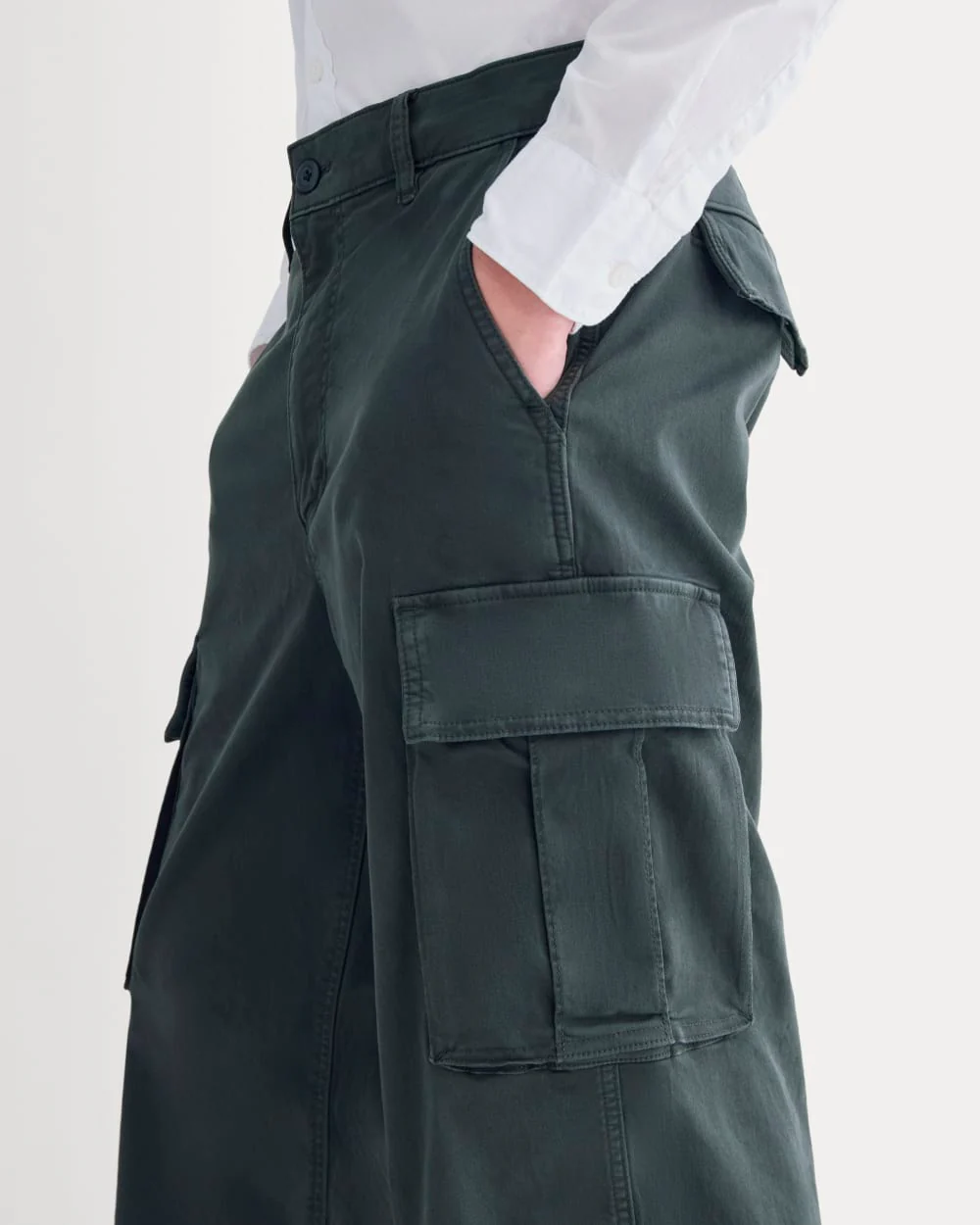 '90s Baggy Cargo Pant | Washed Black - Image 4