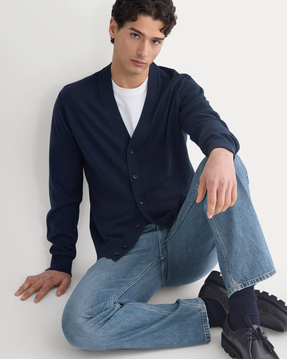 All-Year Cardigan | Navy - Image 6