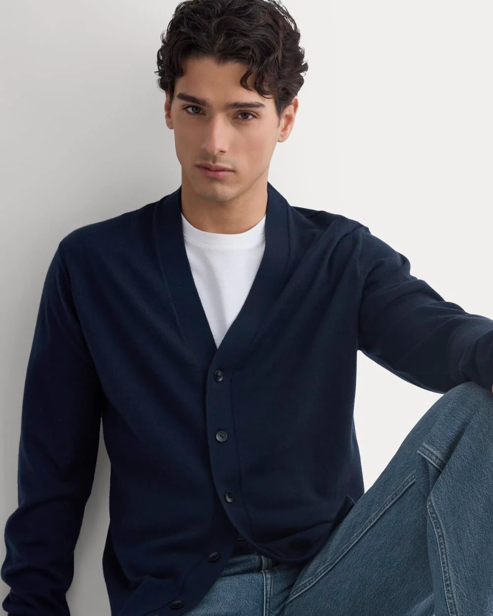 All-Year Cardigan | Navy - Image 7