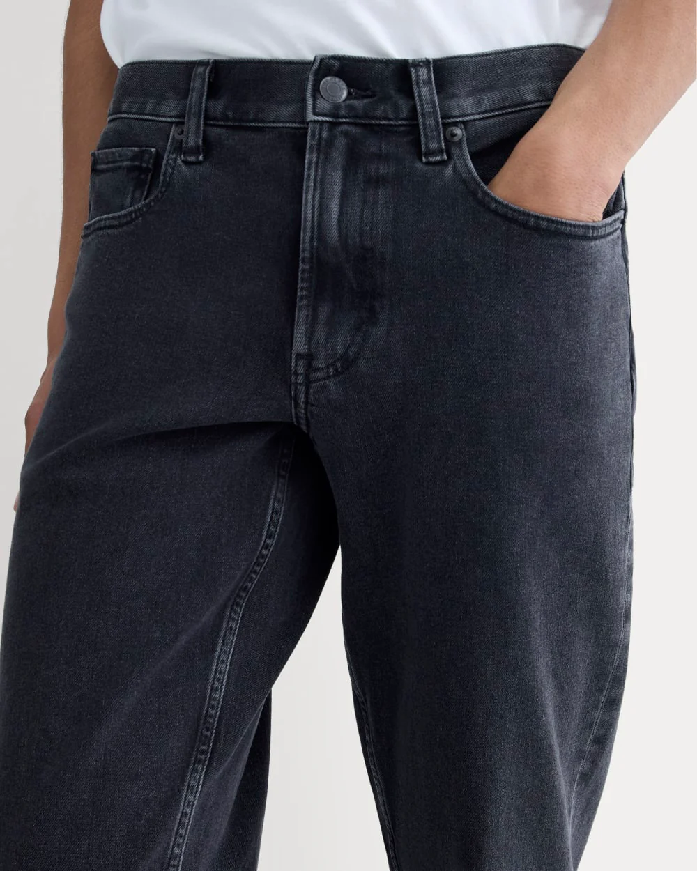 The Athletic 4-Way Stretch Organic Jean | Uniform | Washed Black - Image 4