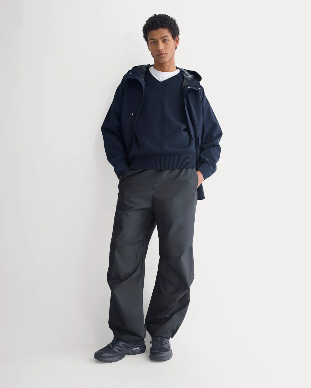 Baggy Parachute Pant | Washed Black - Image 4