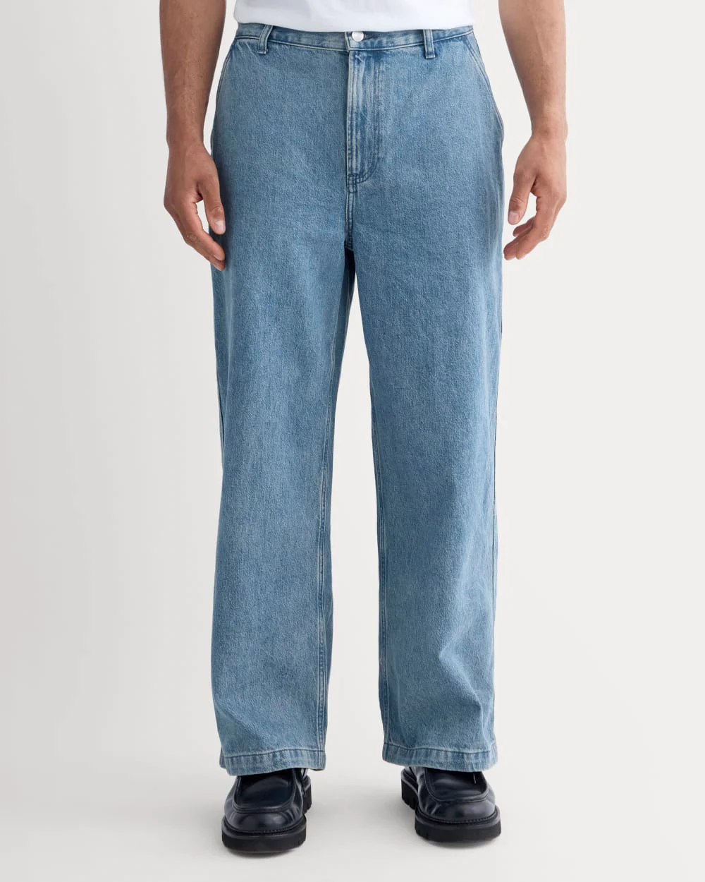 Baggy Rigid Jean | Mid Indigo | 32" - Image 3