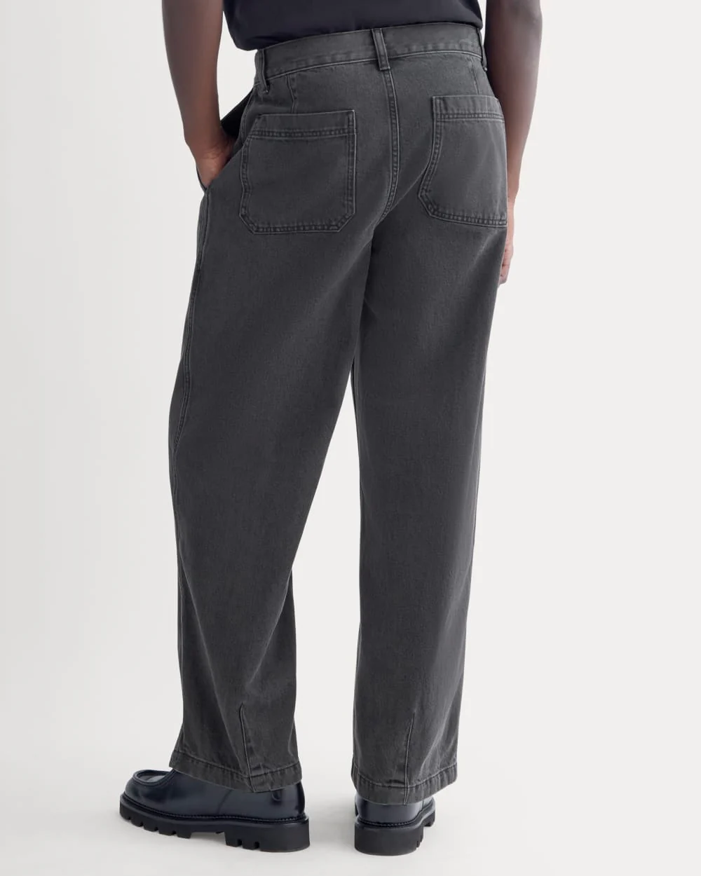 Baggy Rigid Jean | Washed Black | 30" - Image 4
