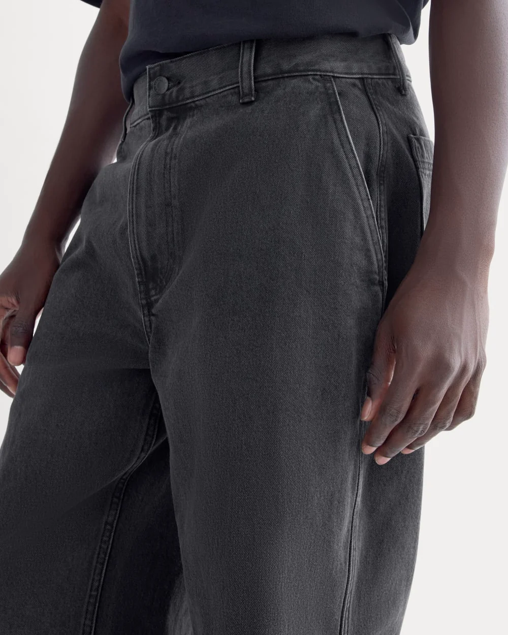 Baggy Rigid Jean | Washed Black | 30" - Image 5