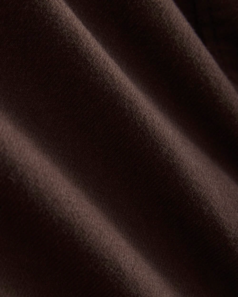 Brushed Flannel Shirt | Dark Chocolate - Image 6