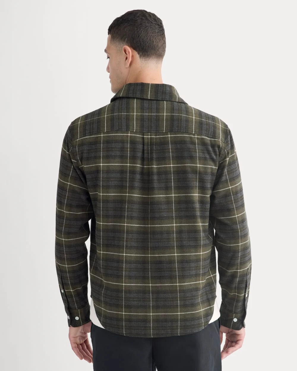 Brushed Flannel Shirt | Heather Beech - Image 6