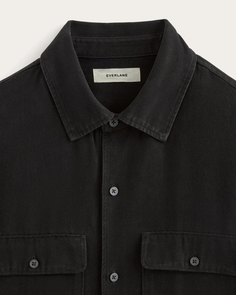 The Relaxed Utility Shirt in Buttersoft | Black - Image 6
