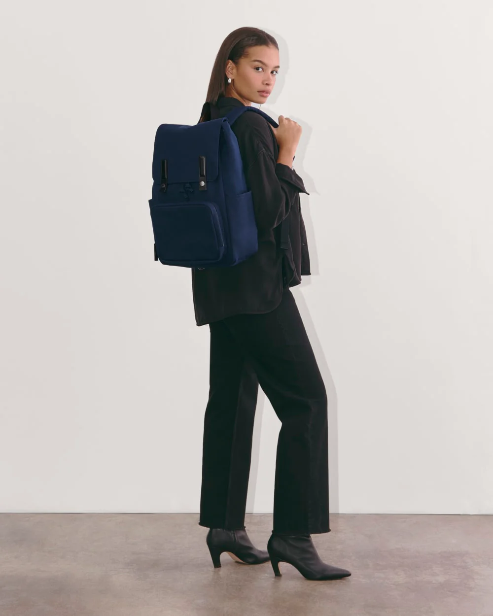 The Canvas Backpack | Navy - Image 7