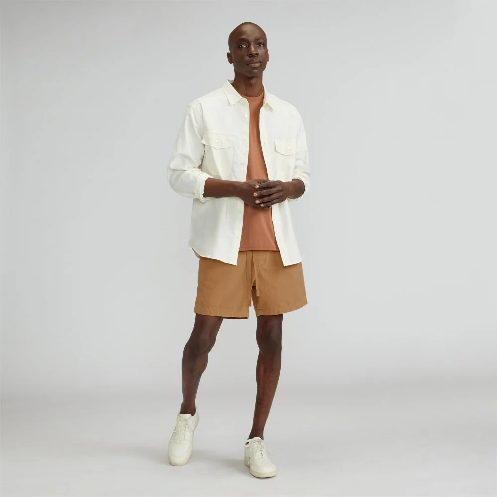 The Canvas Organic Cotton Short | Cappuccino - Image 6