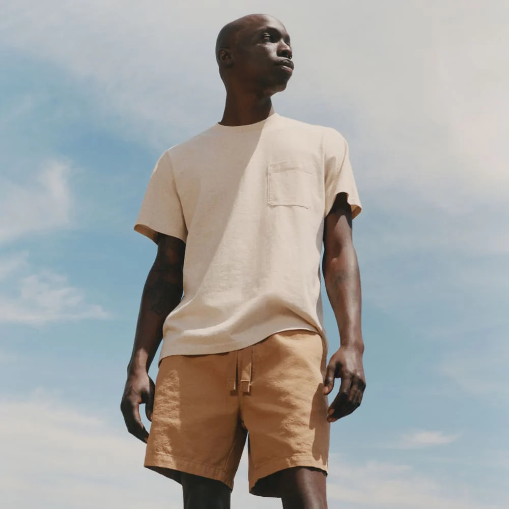 The Canvas Organic Cotton Short | Cappuccino - Image 7
