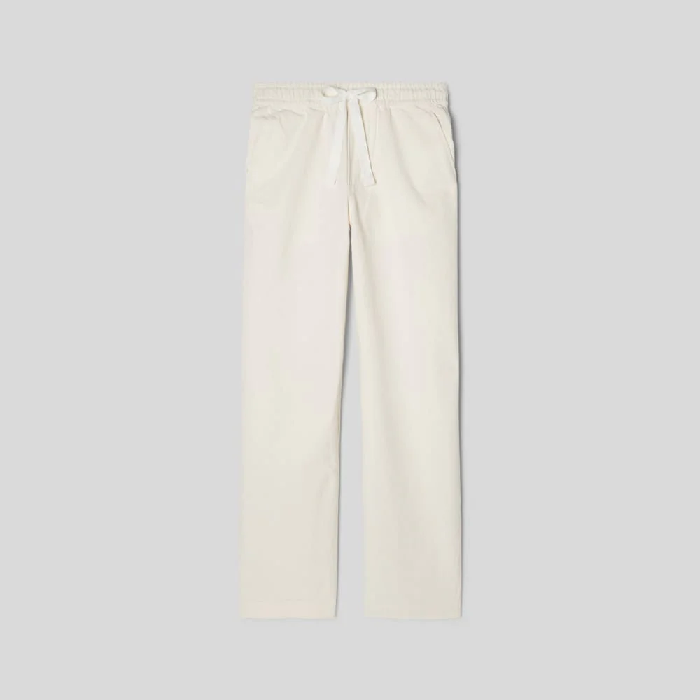 The Canvas Organic Cotton Drawstring Pant | Bone - Image 2