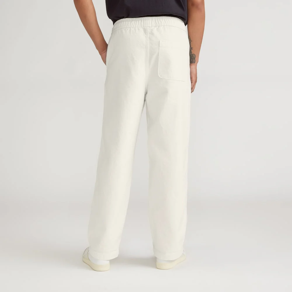 The Canvas Organic Cotton Drawstring Pant | Bone - Image 3