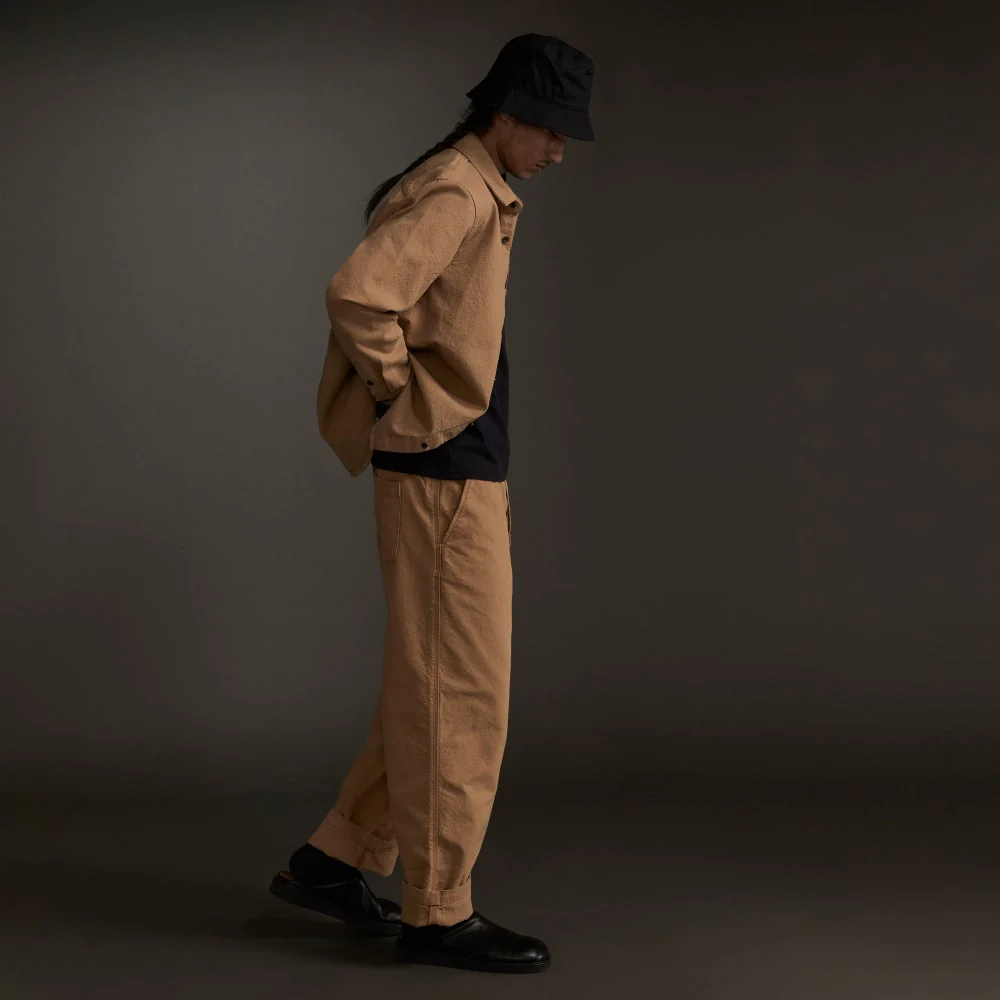 The Canvas Organic Cotton Drawstring Pant | Cappuccino - Image 7