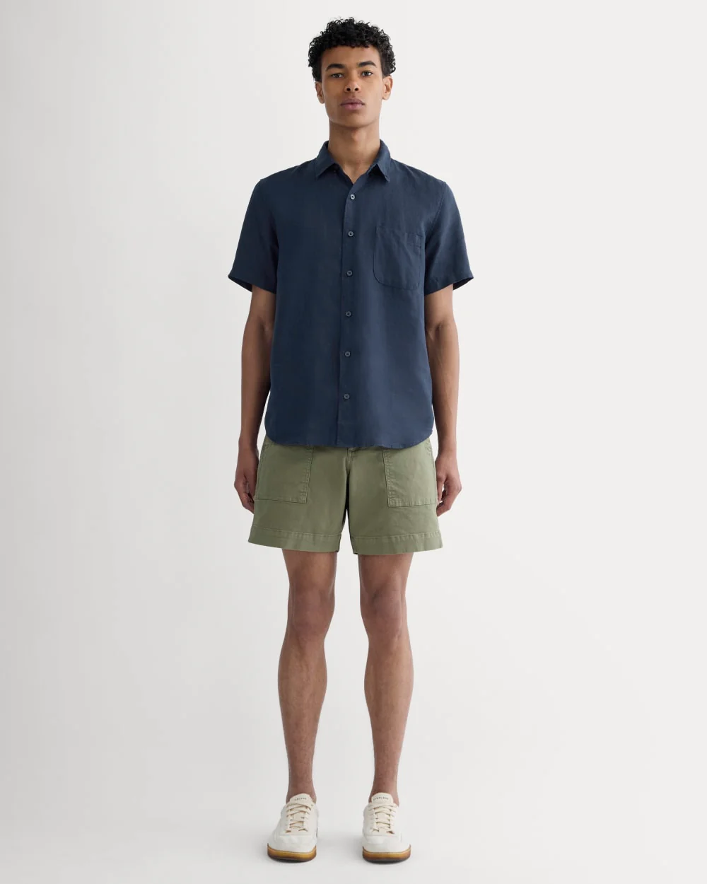 The Canvas Relaxed Short | Lichen Green - Image 3