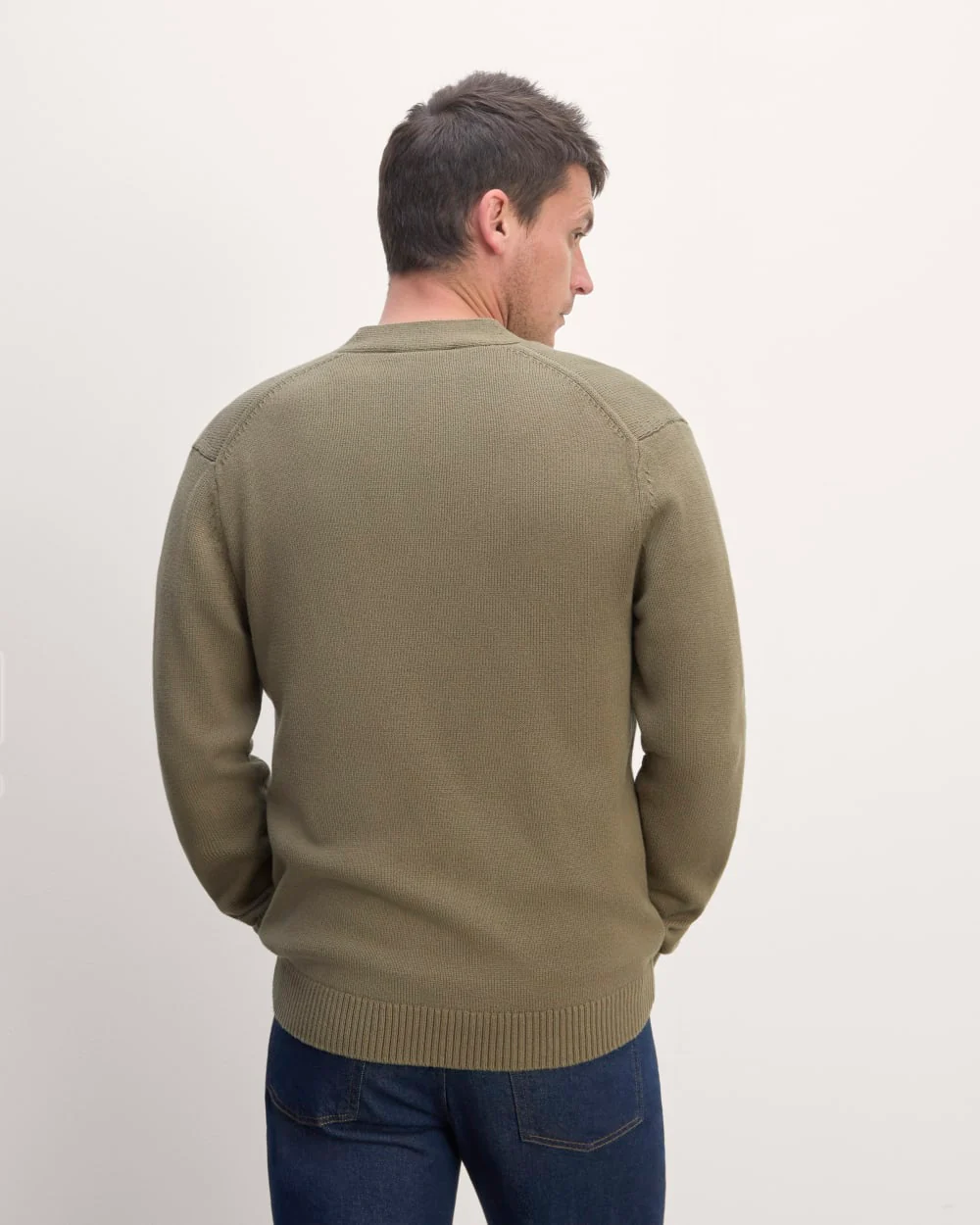 The Classic Cardigan in Everyday Cotton | Kalamata - Image 5