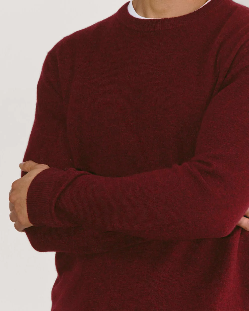 The Cashmere Crew | Heather Wine - Image 4