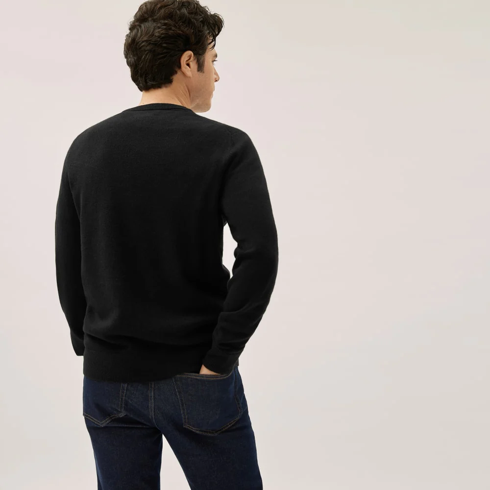 The Grade-A Cashmere Crew | Black - Image 4