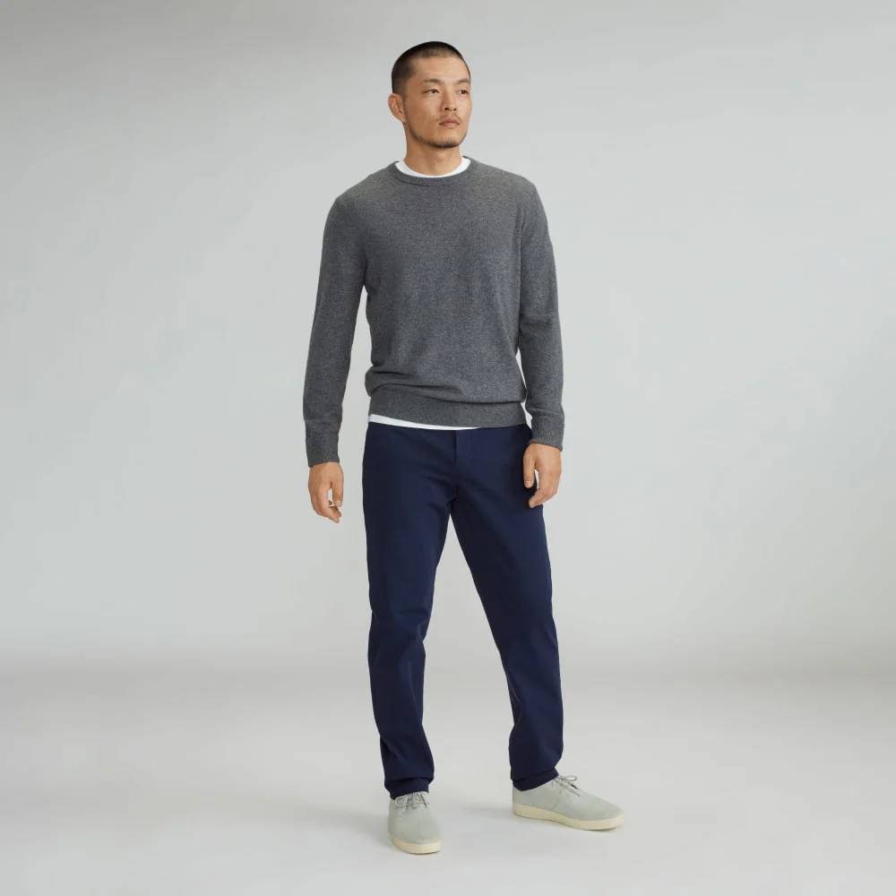 The Grade-A Cashmere Crew | Charcoal - Image 2