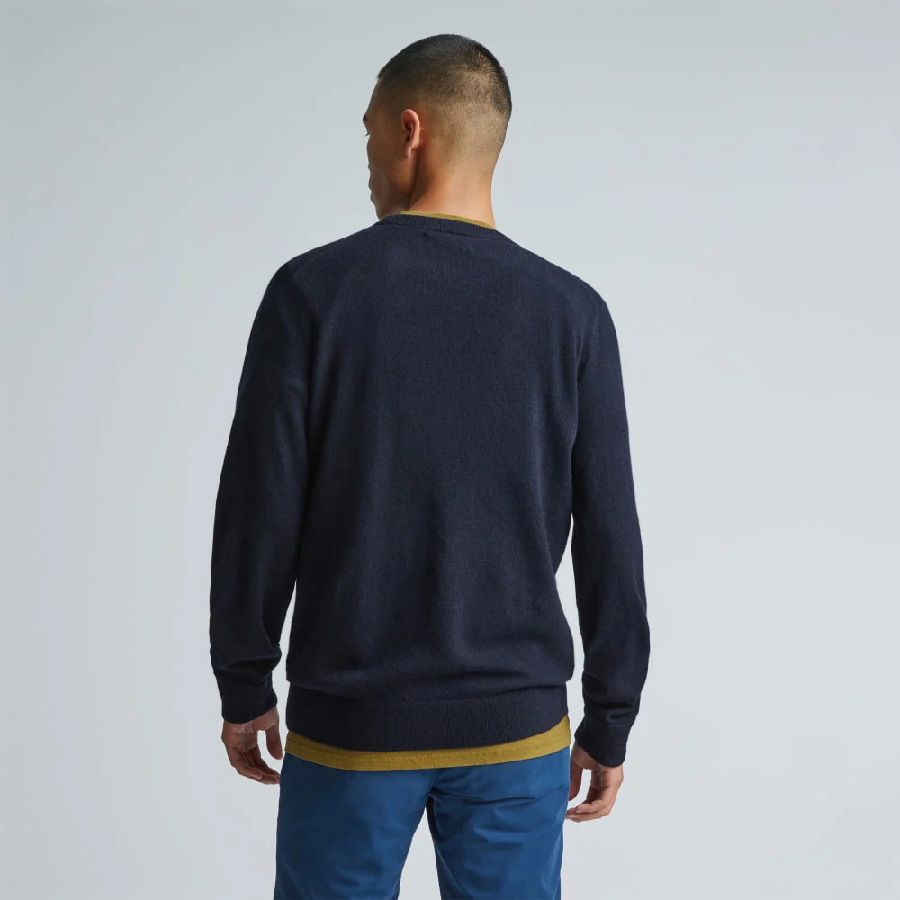 The Grade-A Cashmere Crew | Dark Navy - Image 3
