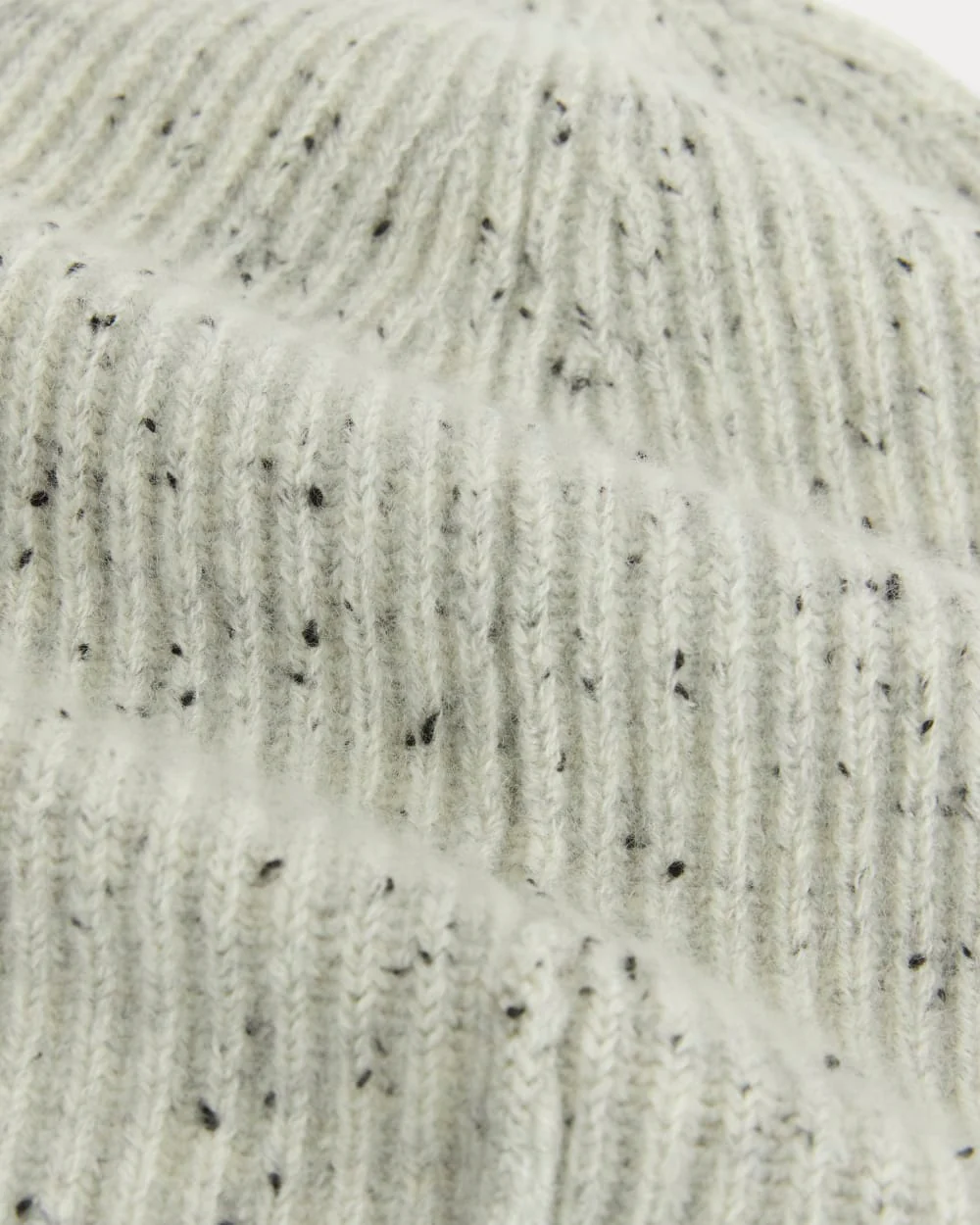The Cashmere Ribbed Beanie | Frost Donegal - Image 4