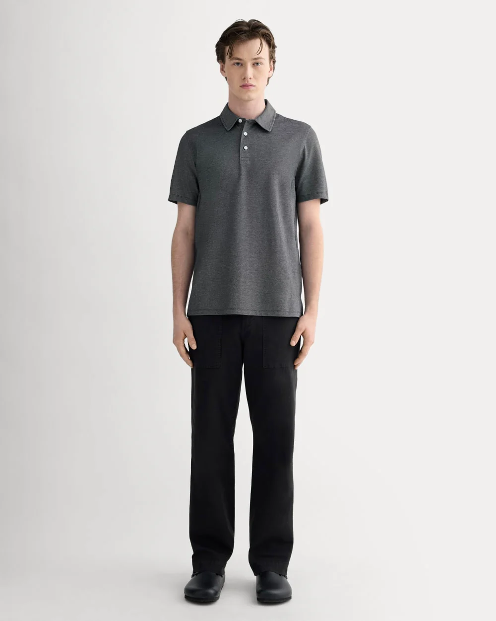 The Startup Polo | Black Chambray - Image 3