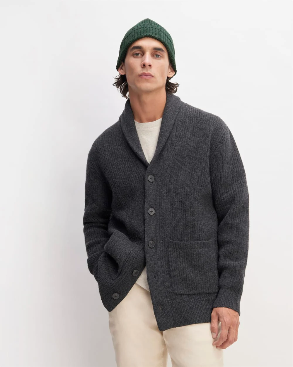 The Organic Cotton Chunky Beanie | Scarab - Image 2