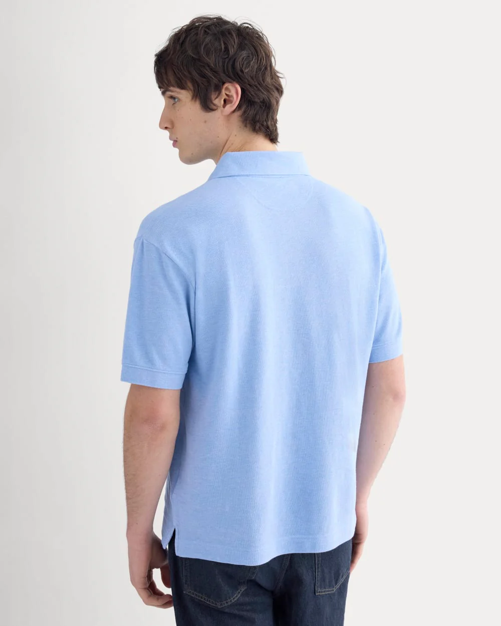 Classic Piqué Polo | Heathered Open Air - Image 5