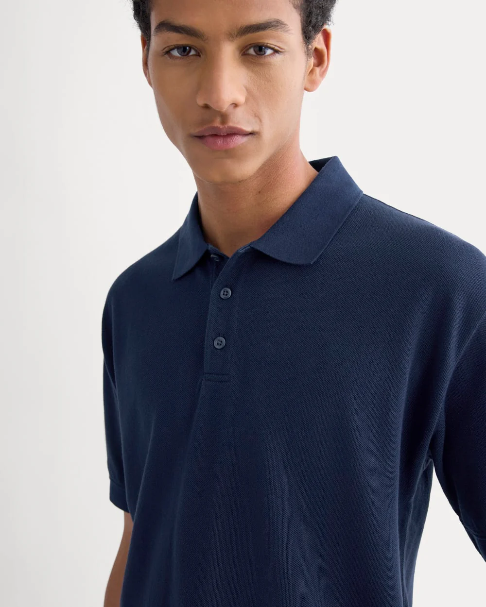 Classic Piqué Polo | Navy - Image 3