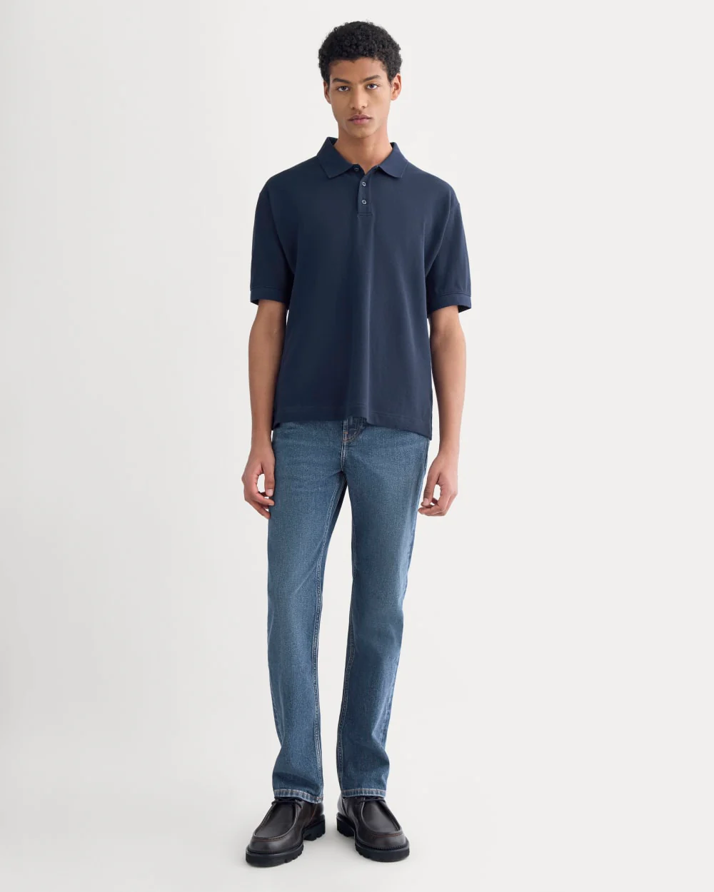 Classic Piqué Polo | Navy - Image 4
