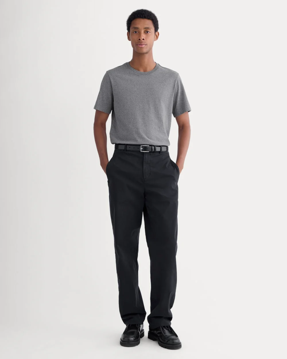 Midweight Tee | Heathered Mid-Grey - Image 5