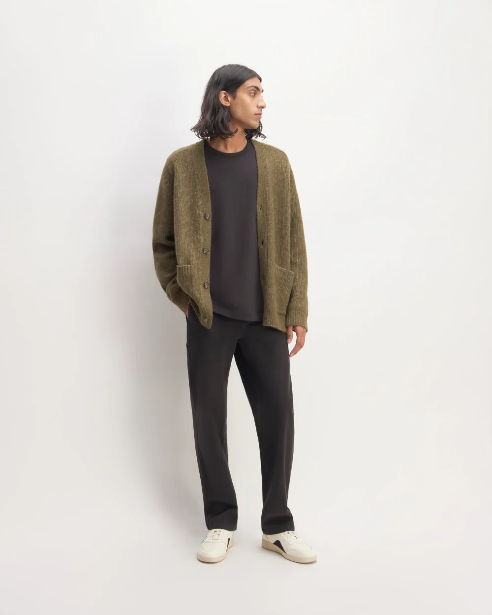 The Cloud Relaxed Cardigan | Beech - Image 3