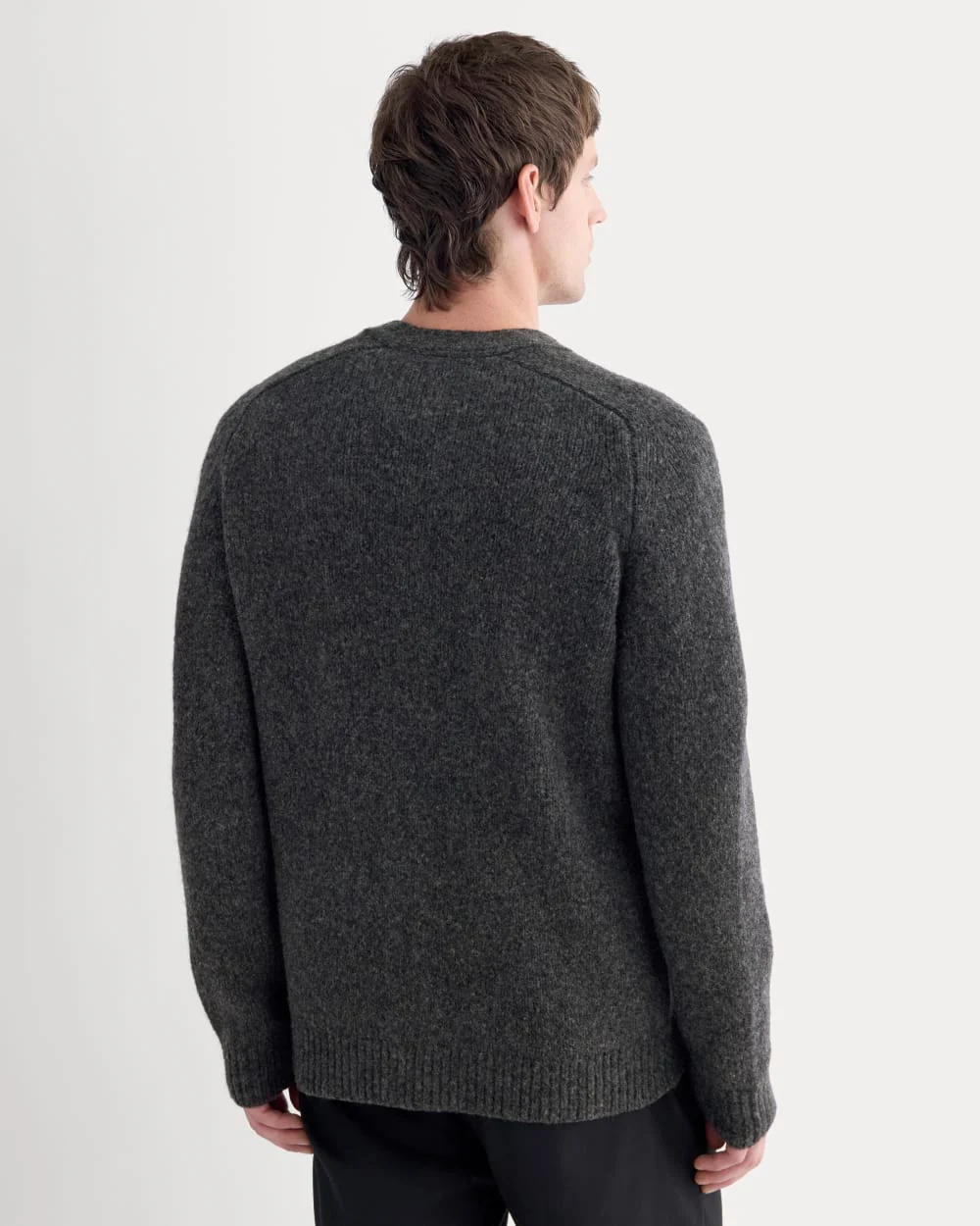 The Cloud Relaxed Cardigan | Heathered Soot - Image 5