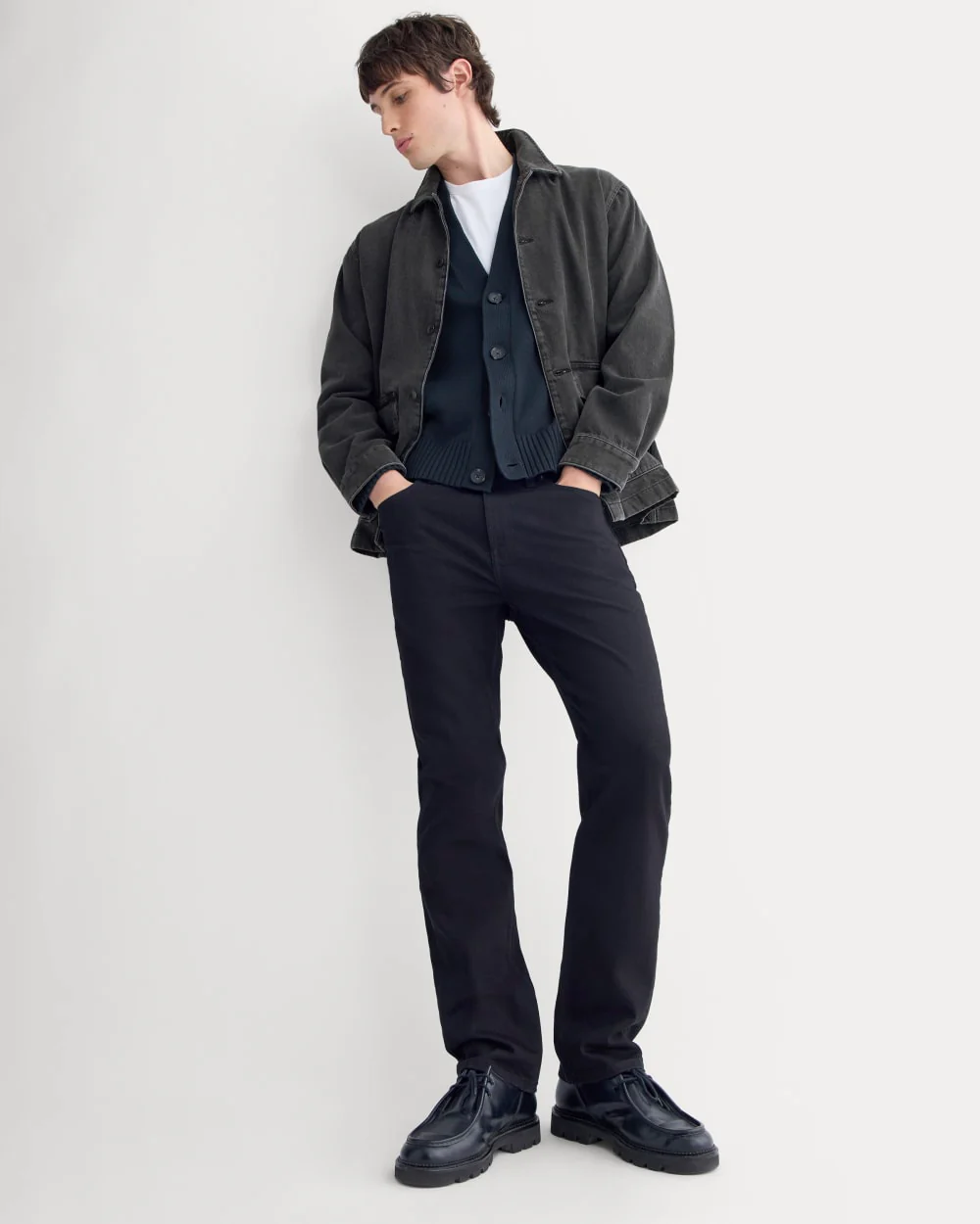 Comfort-Stretch Slim-Fit Jean |  Black - Image 3
