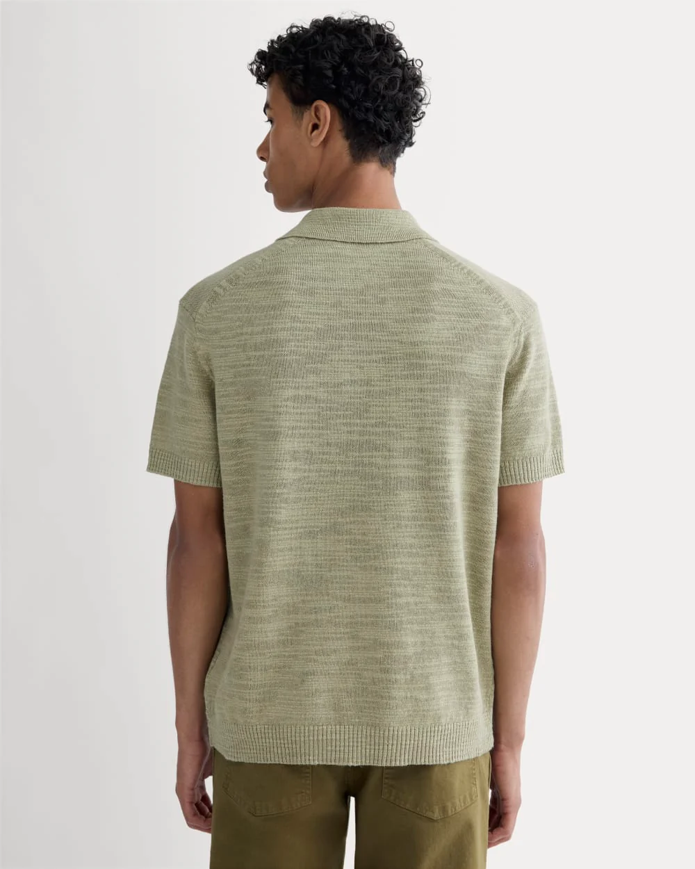 The Cotton Linen Polo | Eucalyptus - Image 5