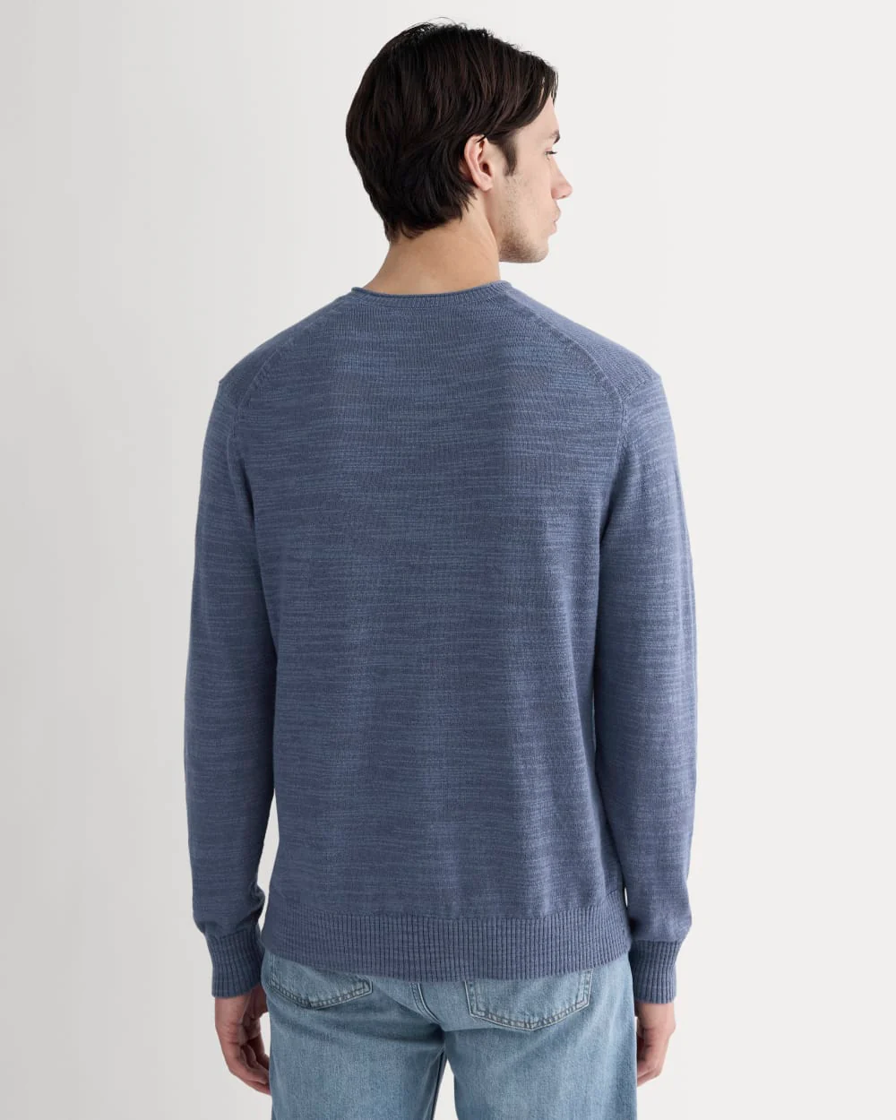 The Cotton Linen Pullover | Indigo - Image 5