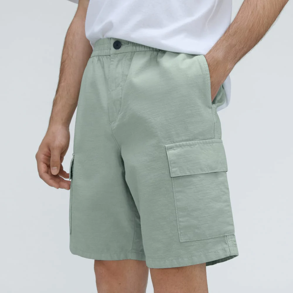 The Cotton Linen Short | White Sage - Image 4