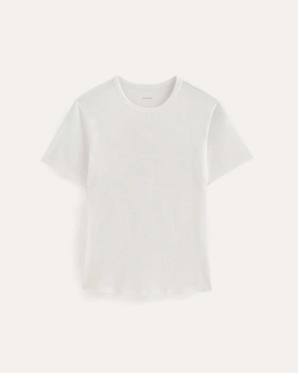 The Cotton Linen Tee | White - Image 2