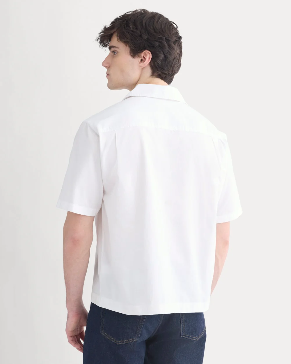 Cropped Resort Shirt | White - Image 5