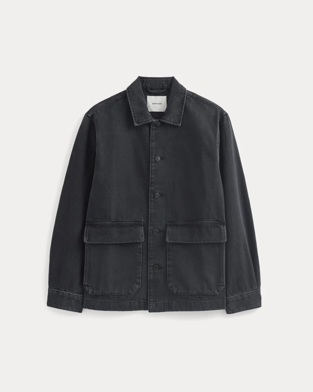 Denim Shacket | Washed Black - Image 2