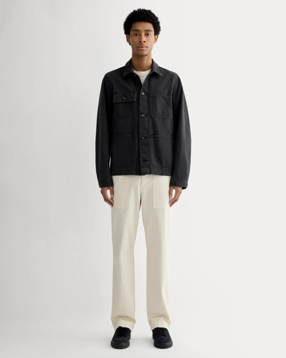 The Denim Utility Jacket | Black - Image 3