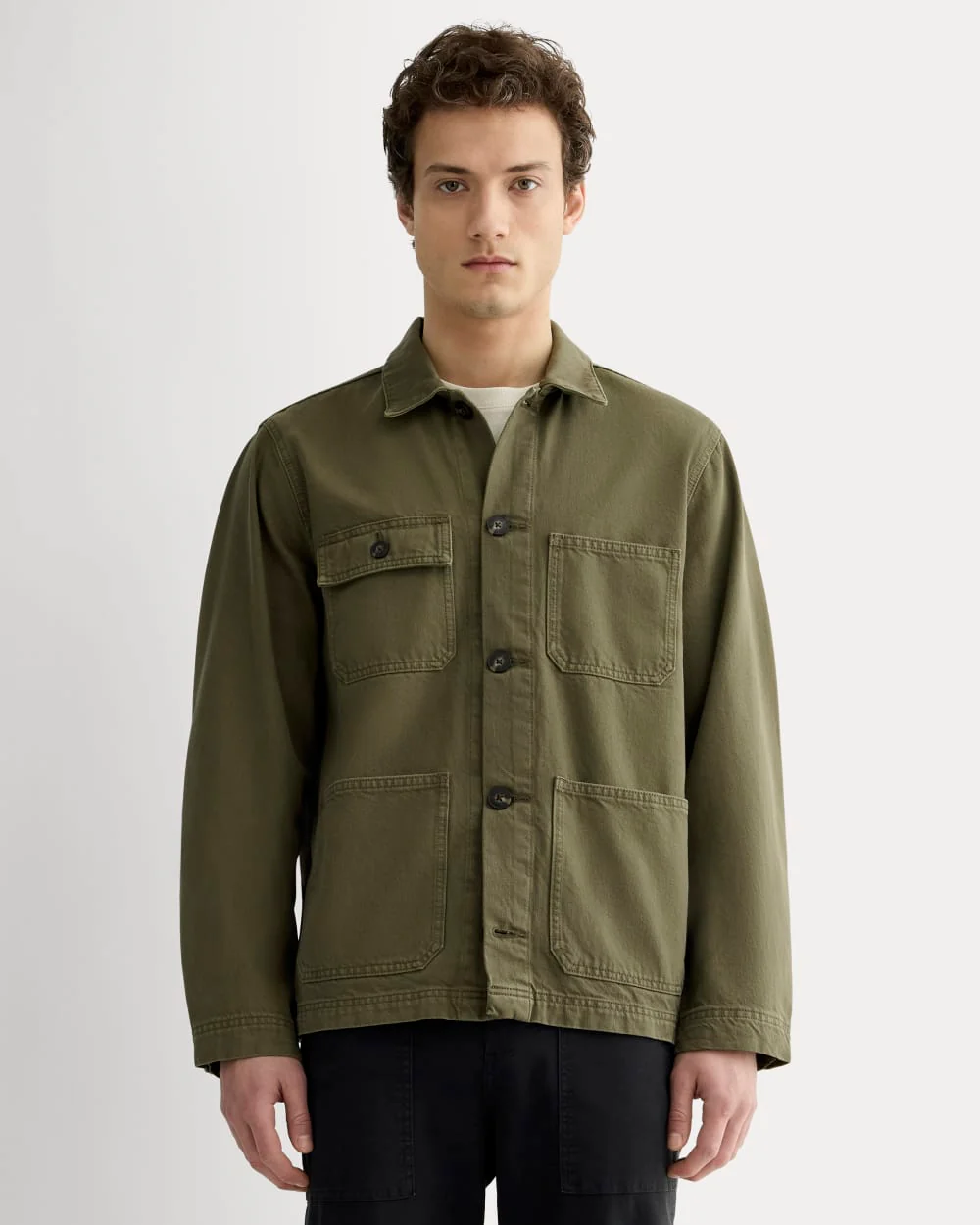 The Denim Utility Jacket | Garment-Dyed Kalamata