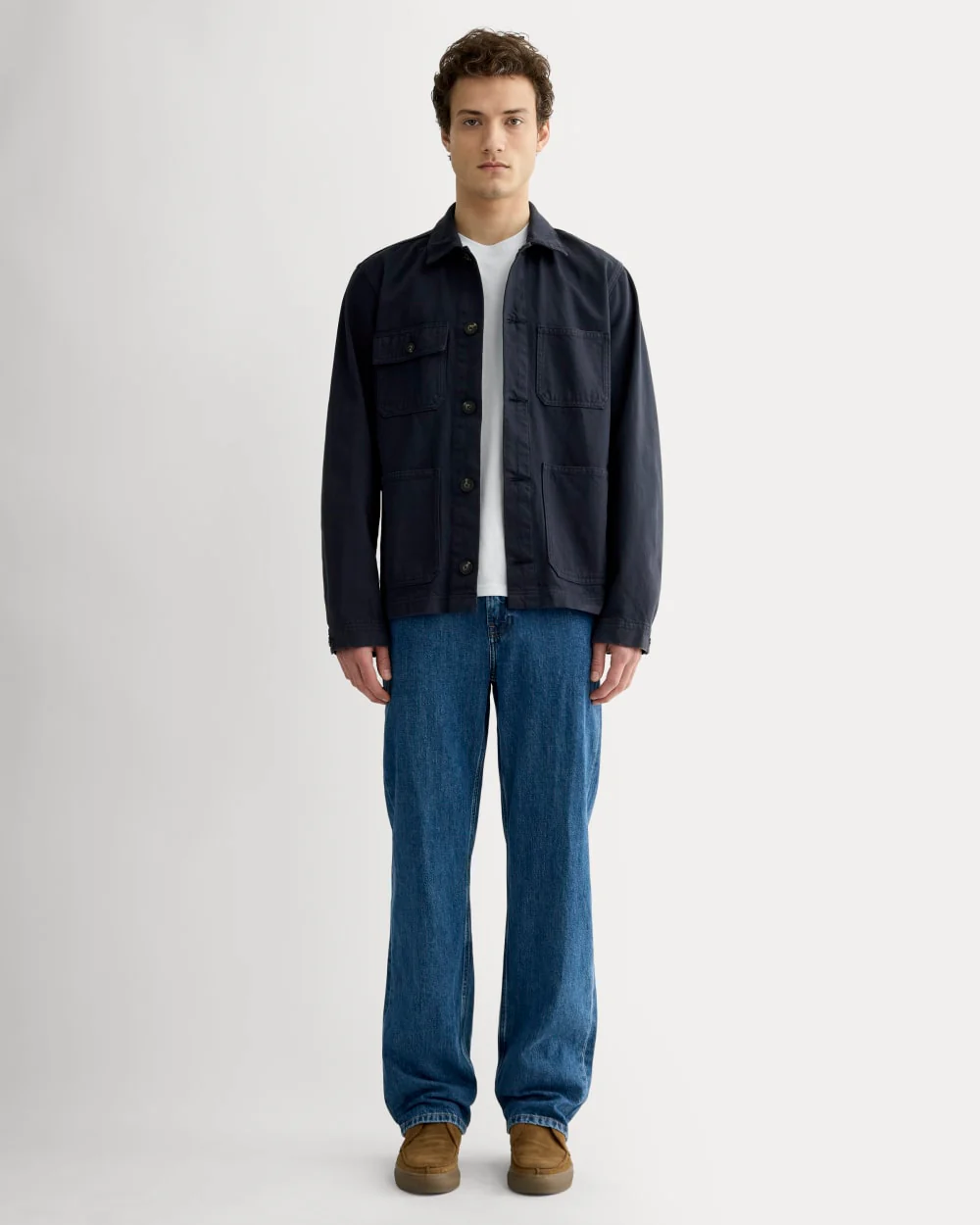 The Denim Utility Jacket | Garment-Dyed Navy - Image 3