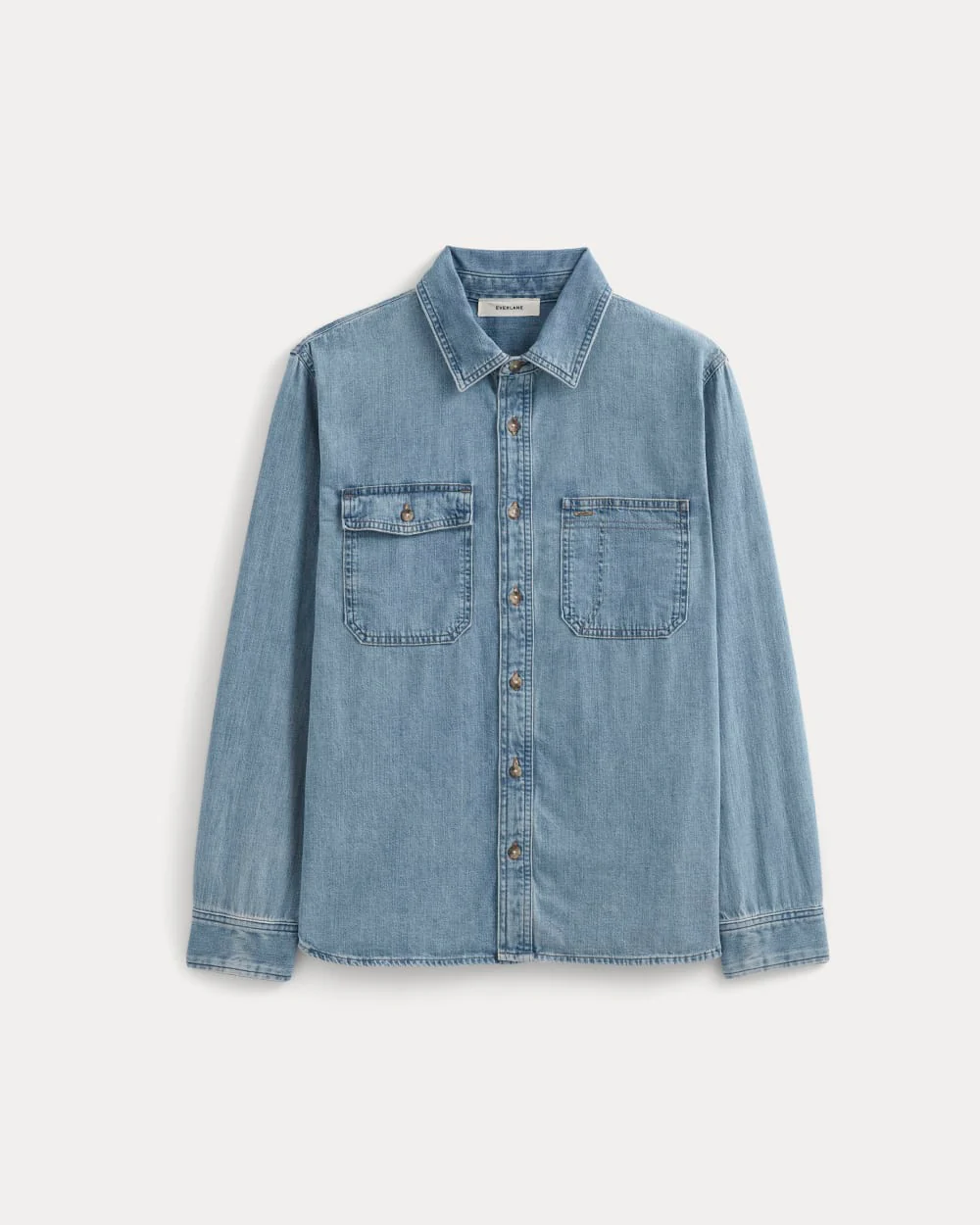 Denim Utility Shirt | Light Indigo - Image 2