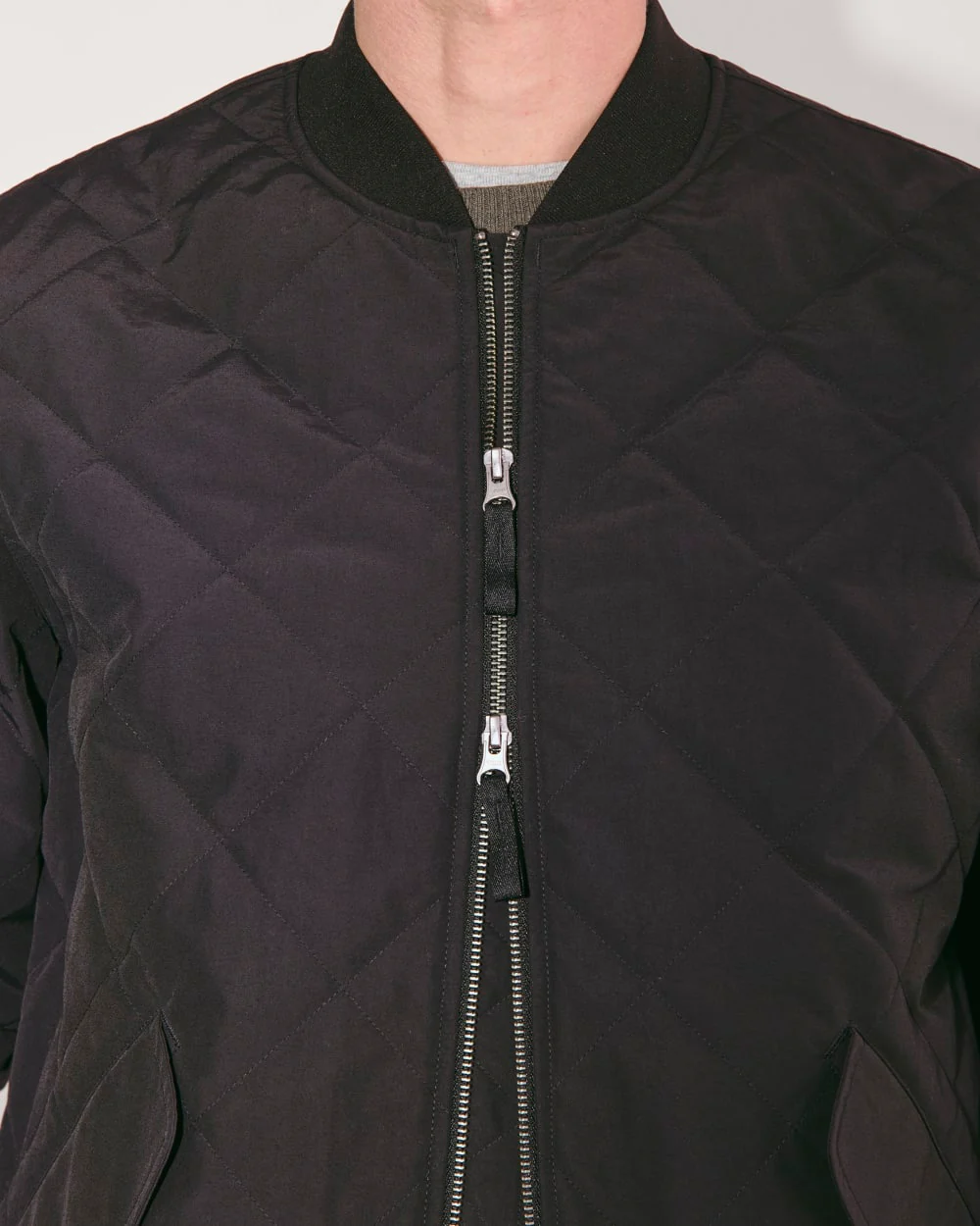 The Quilted Bomber | Black - Image 4