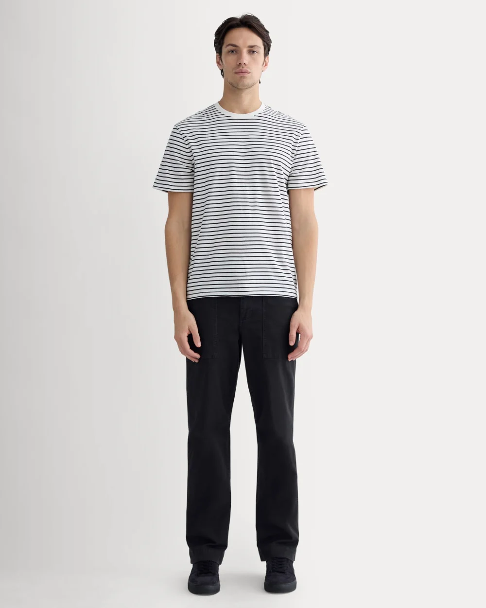 The Essential Organic Crew | Bone / Black - Image 3