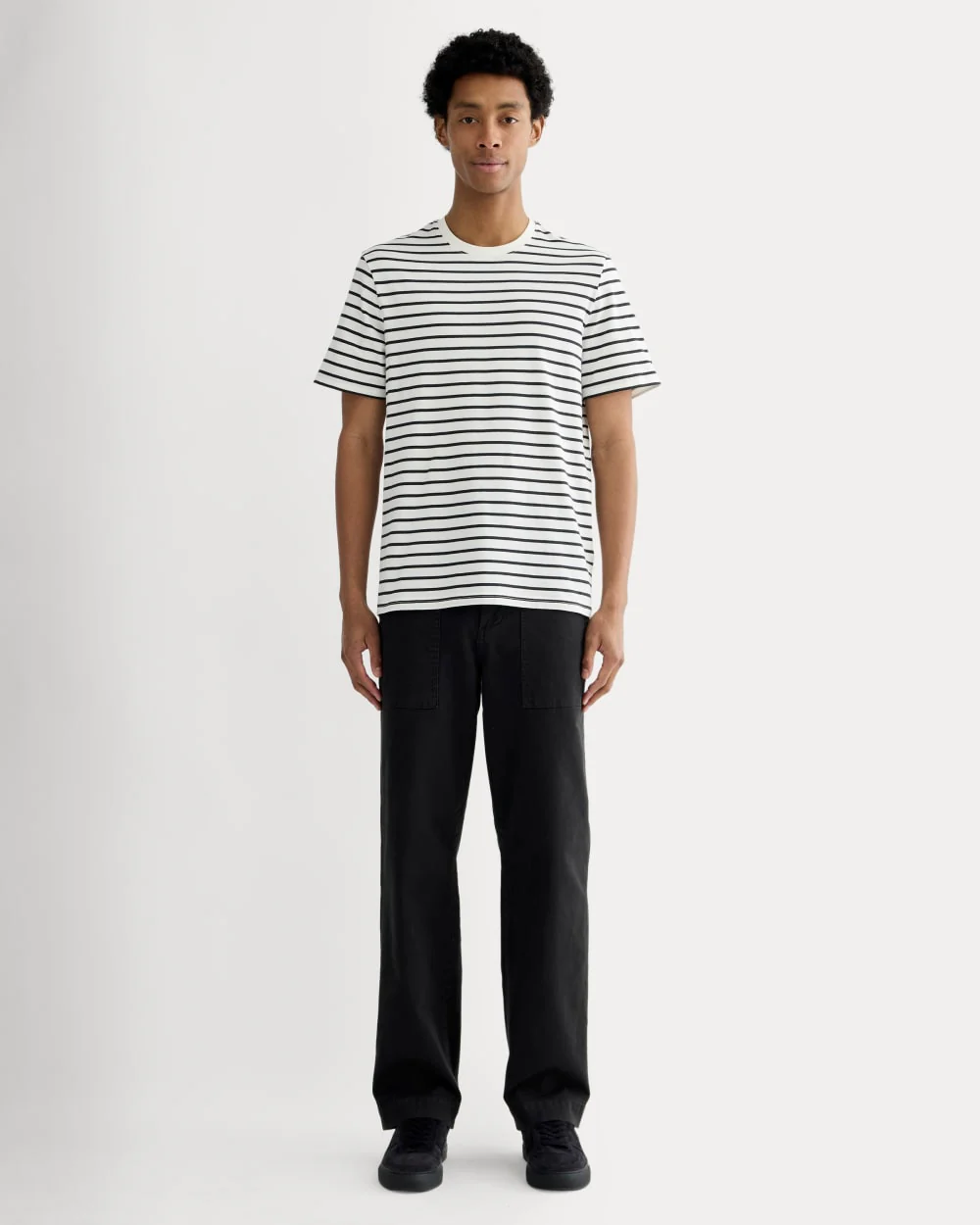 The Essential Organic Crew | Bone / Black - Image 3