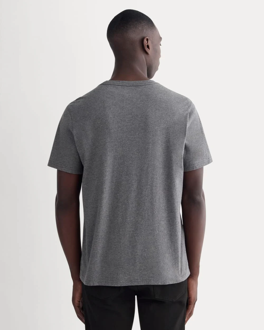 The Essential Organic Crew | Heathered Charcoal - Image 5